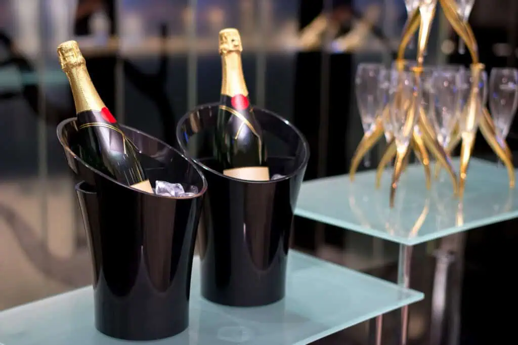 Bouteilles de champagne