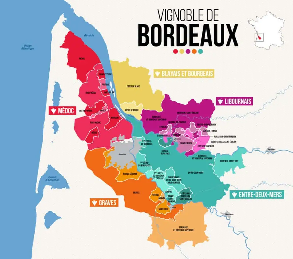 Les appellations de Bordeaux
